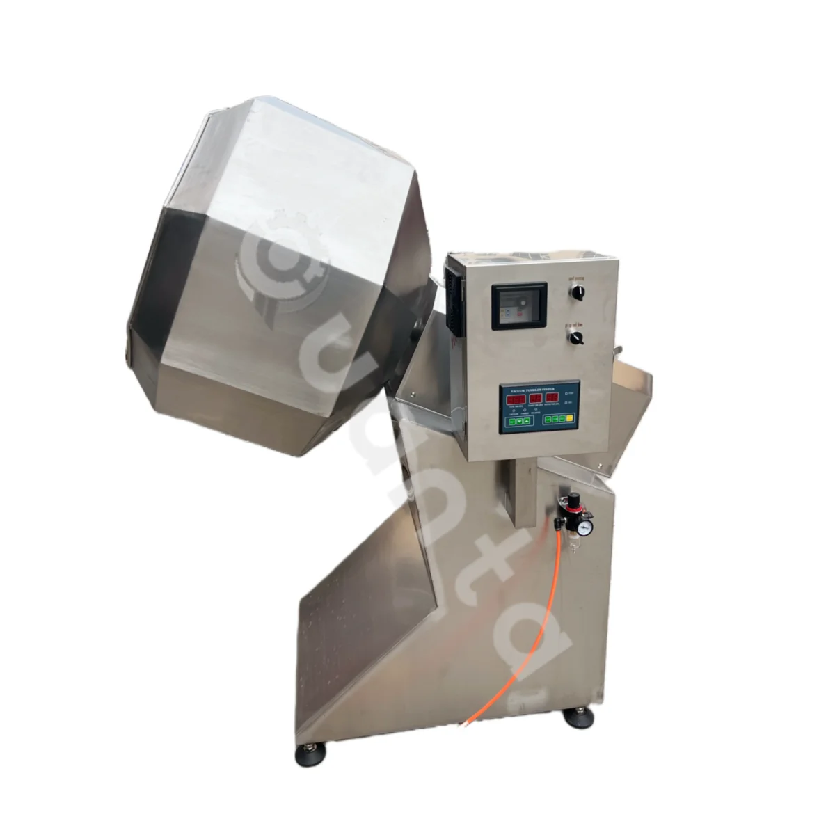Drum Fried Food Potato Chips snacks Seasoning Machine /Octagonal Peanut Flavoring Coating Machine