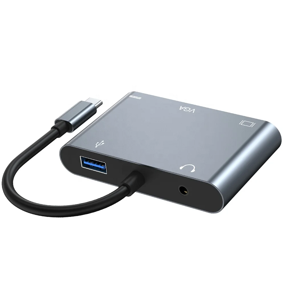  Usb 3 0 порт Ethernet адаптер Прямая поставка Новый C 4k Combo Multi 5 в 1 концентратор Type-c 4x 2 +