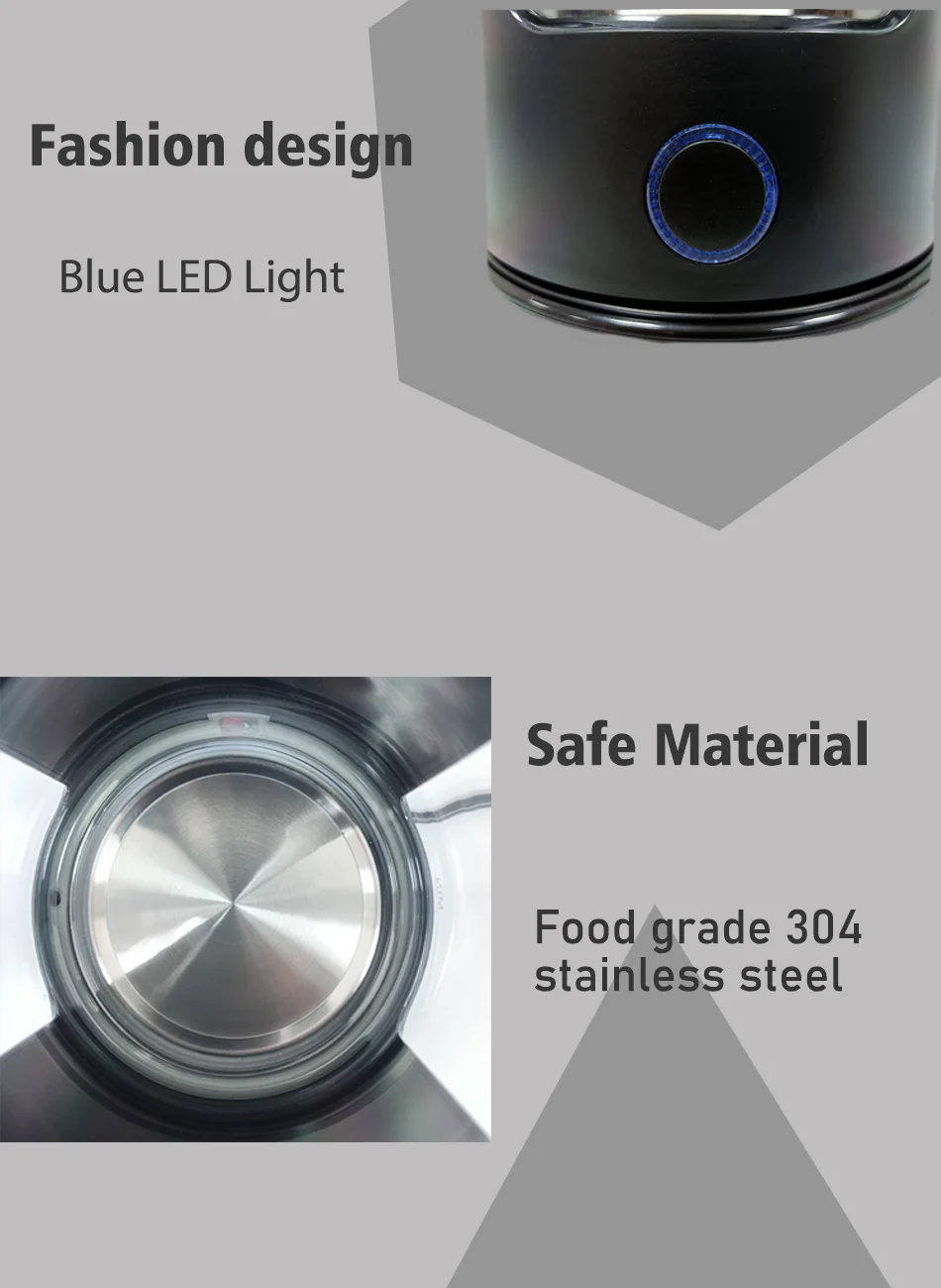 New multi-functional plastic glass ironing efficient custom LOGO household electric kettle