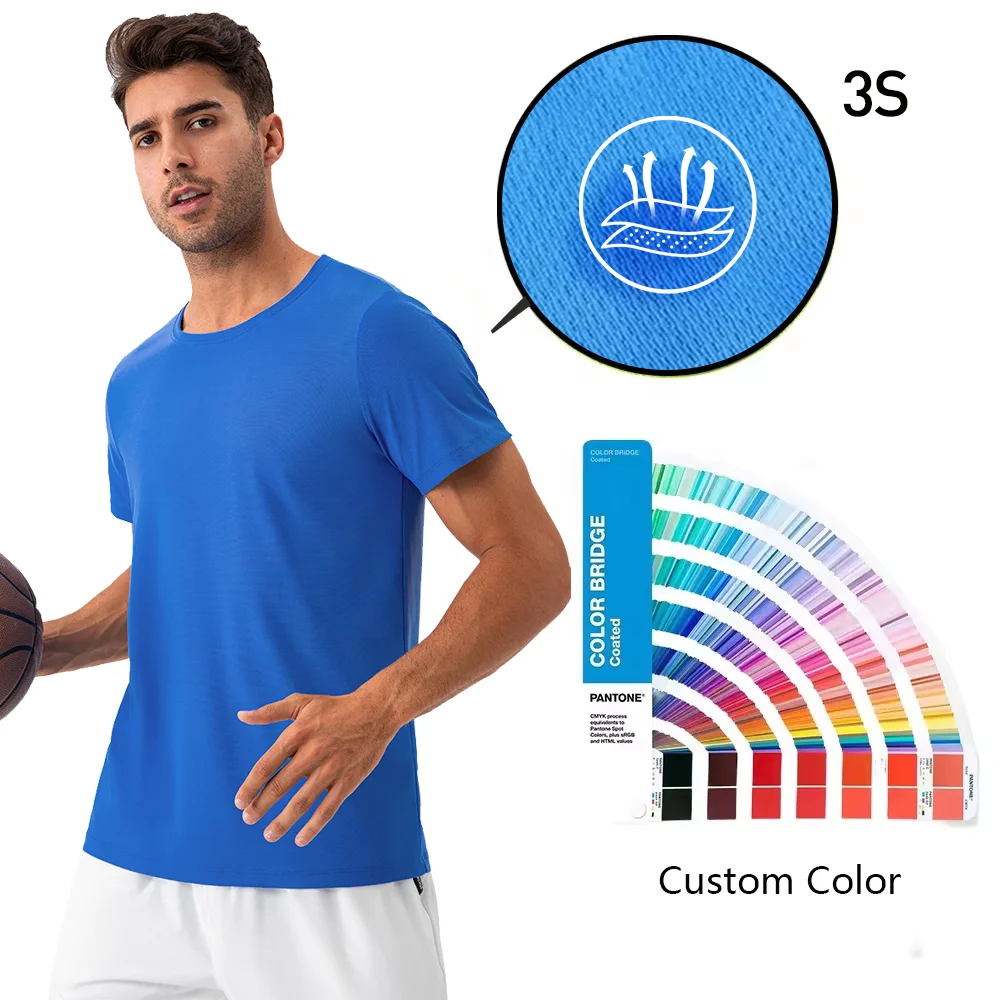 3 Seconds Quick Drying Breathable Sports Event Dry Fit Shirt Custom Logo Youth Sublimation Blank Pattern T Shirt