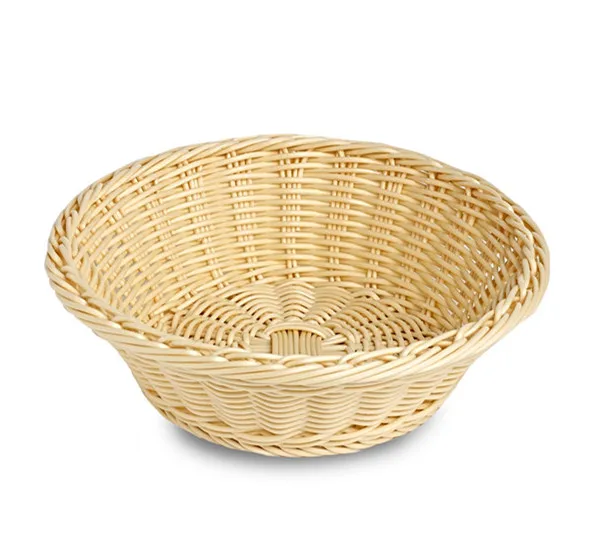 
shandong round plastic bread basket trays packaging basket 