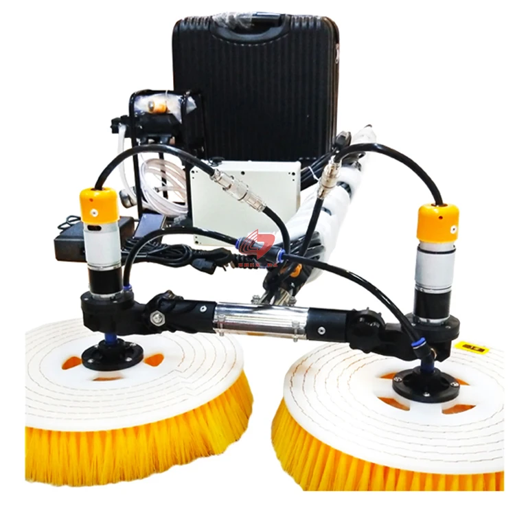 High Quality Double Head Solar Panel Cleaning Brush Solar Panel Cleaning Tool