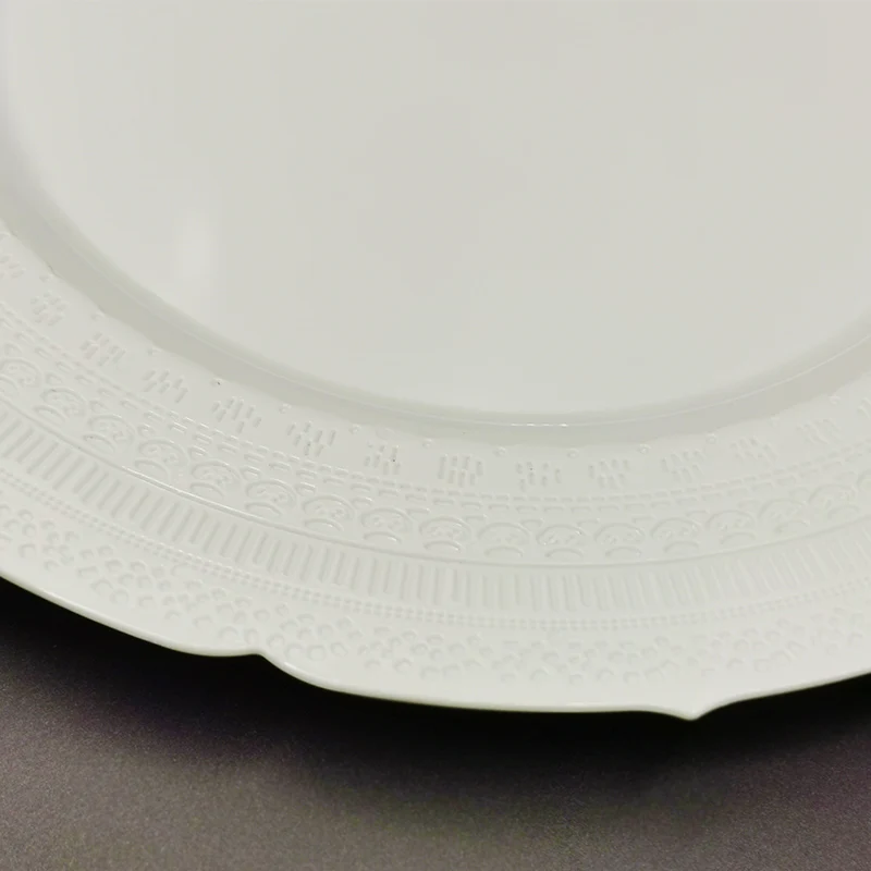 China wholesale gold silver cheap disposable salad food plastic plate