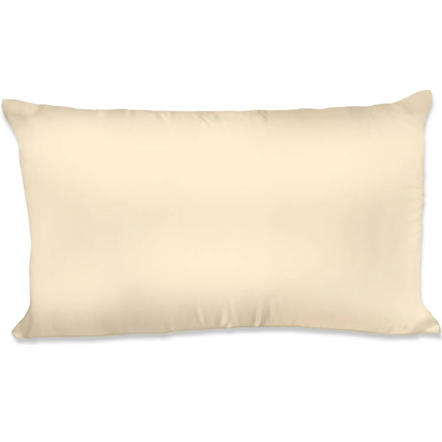 Super Soft and Breathable Satin Silk Pillowcase With  Zipper Luxury Silky Pillow Case