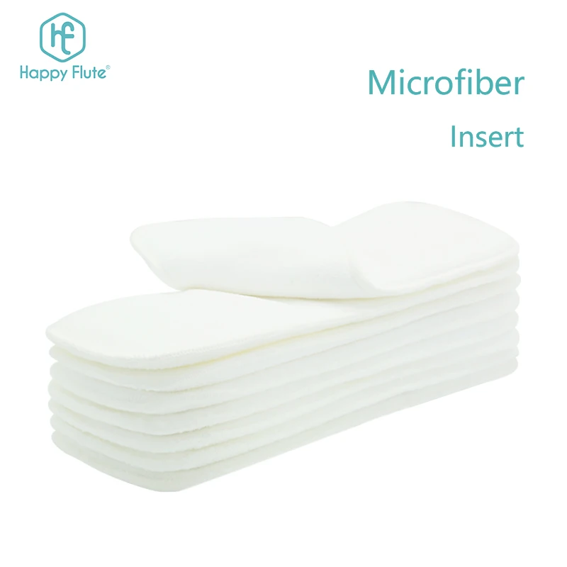 Happyflute  reusable Inserts for cloth diaper Boosters Liners For Real Pocket Cloth Nappy Diaper microfiber insert