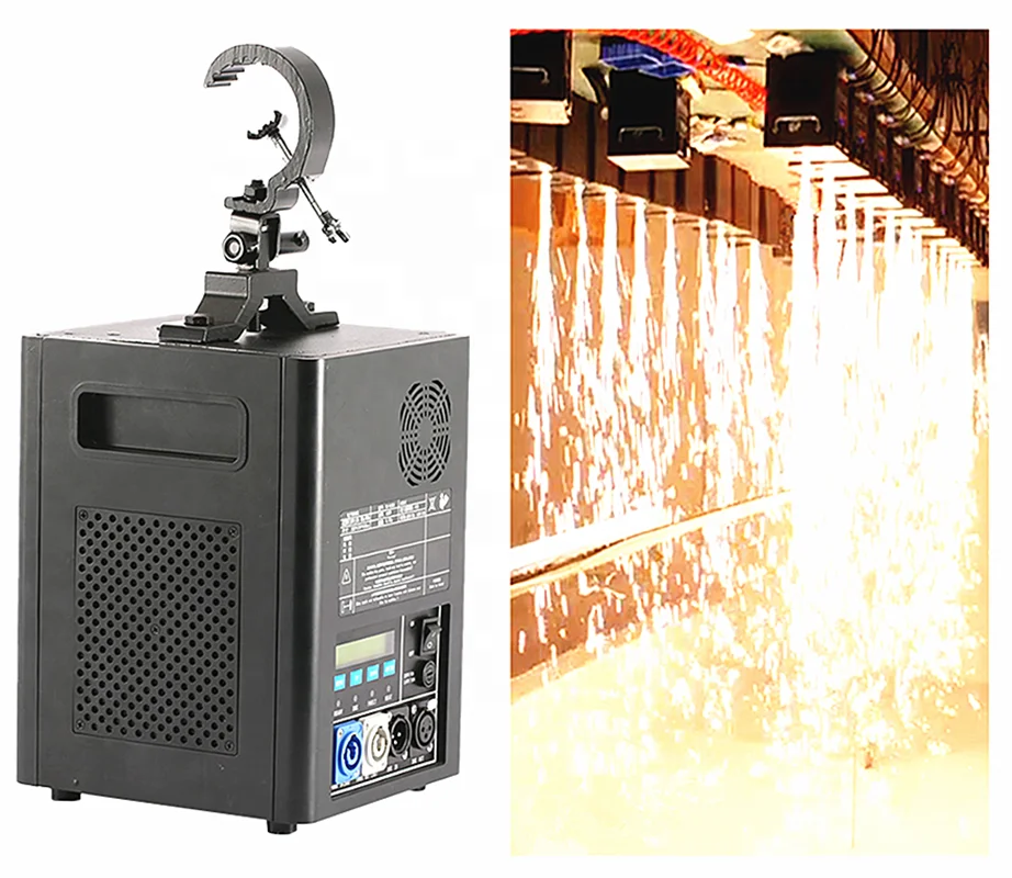 hotsale TOP Wholesale Sparkle Fireworks Mumbai cake trigger pyrotechnic firework sparks fountain wedding machines led par bar CE