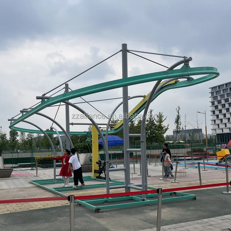 no power roller coaster Rides Pedal Mini Roller Coaster Ride outdoor children park equipment