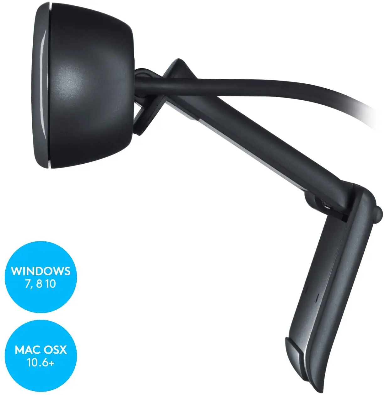 В наличии 100% оригинальная веб-камера Logitech C270 Hd Vid 720p Встроенный микрофон Usb2.0 Мини Компьютерная камера для настольного компьютера