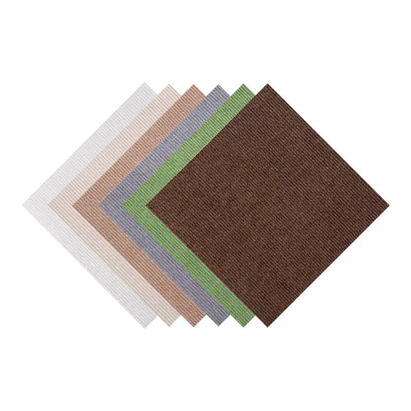 Peel and Stick 30x30 Self Adhesive Carpet Tiles Do It Yourself (DIY) Carpet Floor Tiles for Residential Commercial Carpet Square