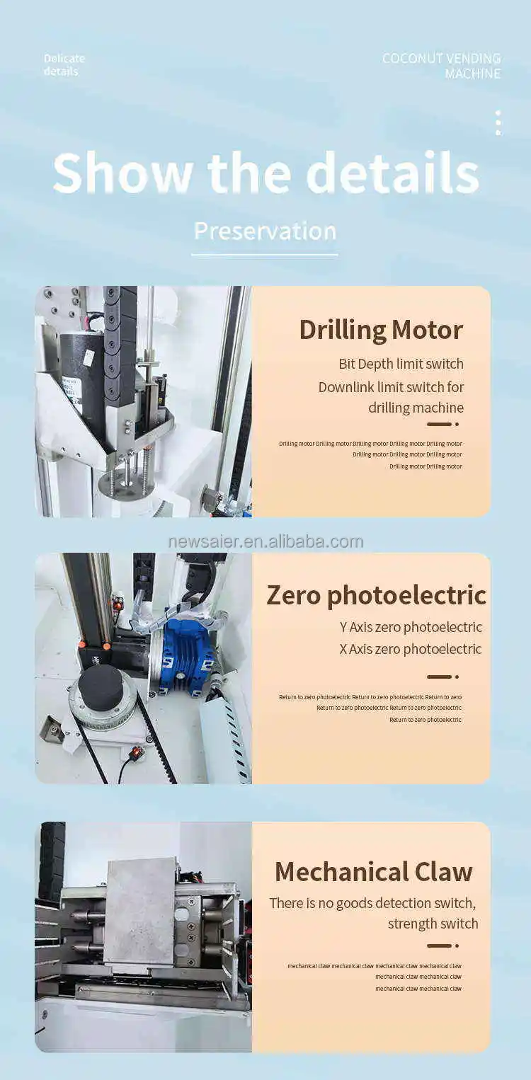 24-hours Automatic Smart Coconut Vending Machine