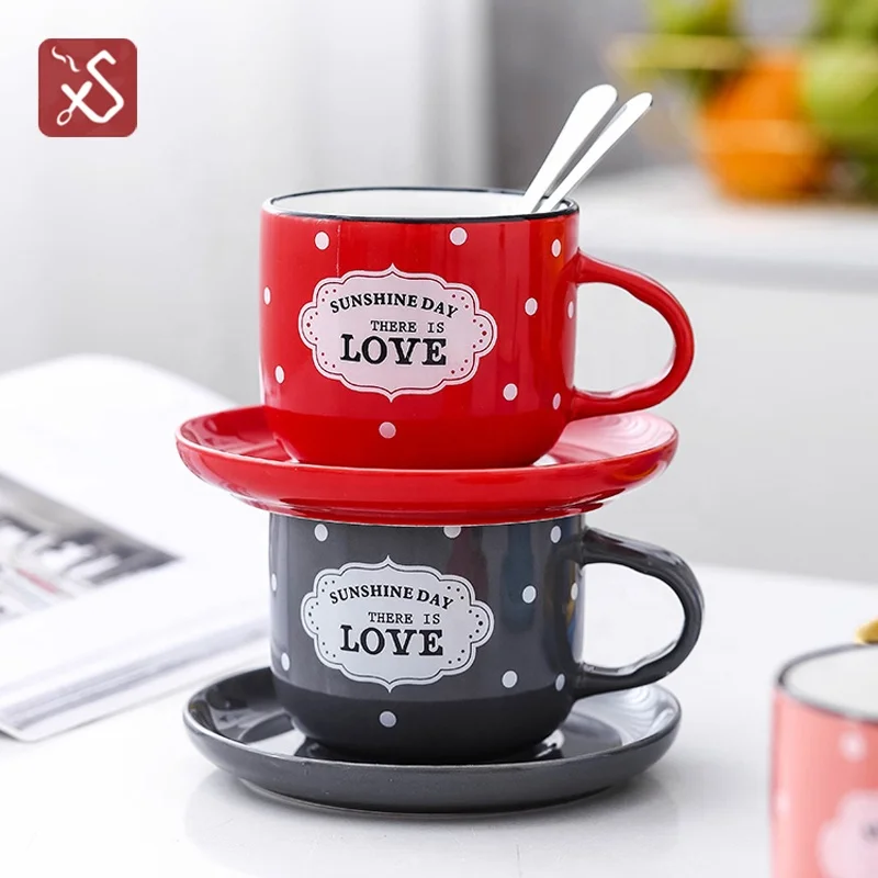 2022 Chinese Supplier Wholesale Hot Seller Ceramic New Bone China Enamel Tea Cup And Saucer Set