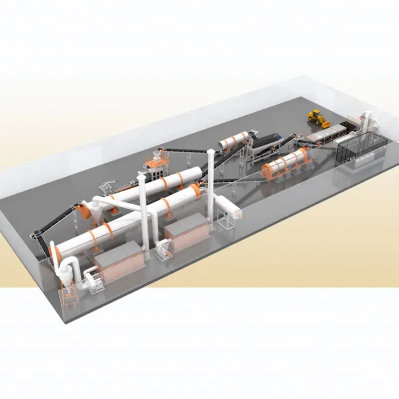 GATE Wdg Productive Granulating Line Machine From Kaide compound fertilizer production line
