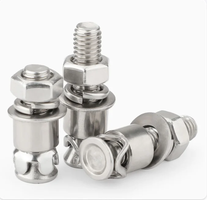 Factory Directly Stainless Steel Undercut Anchor Bolt Back Anchor Bolt Knocking Type Back Bolt For Stone Panel