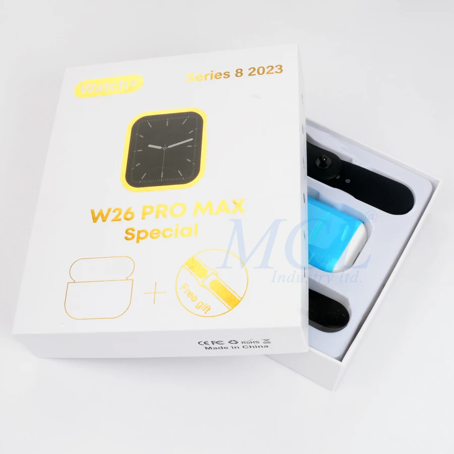 Series 8 Smart Watch 2 In 1 Earbuds Watch Reloj w26pro Max wiht Tws Earphone Smartwatch con Auriculares w26 pro max