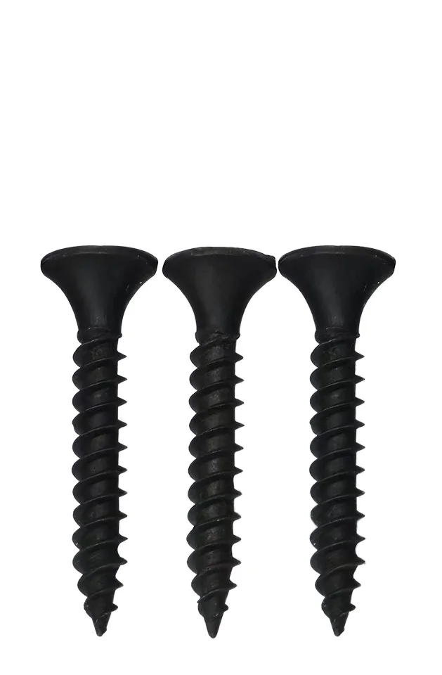 Factory Direct 25mm Fine Thread Bugle Head Drywall Screw for Wood Black Phosphated Tapping Screws