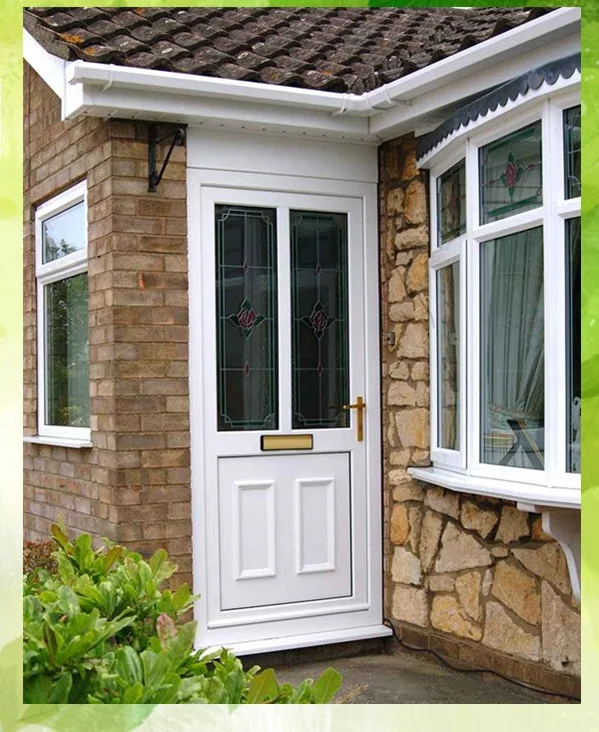 UPVC plastic tilt and turn window large glass window double glass