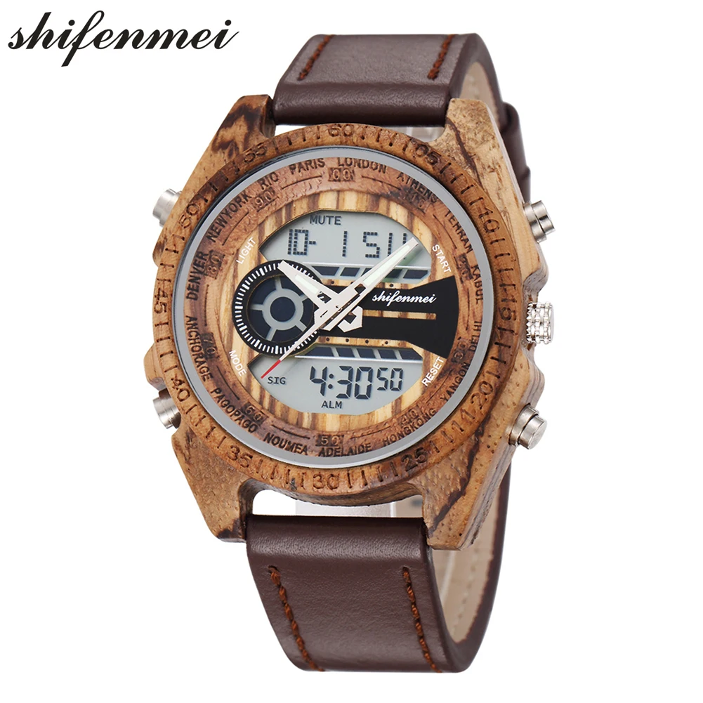 Мужские деревянные часы и умные часы Fastrack на заказ