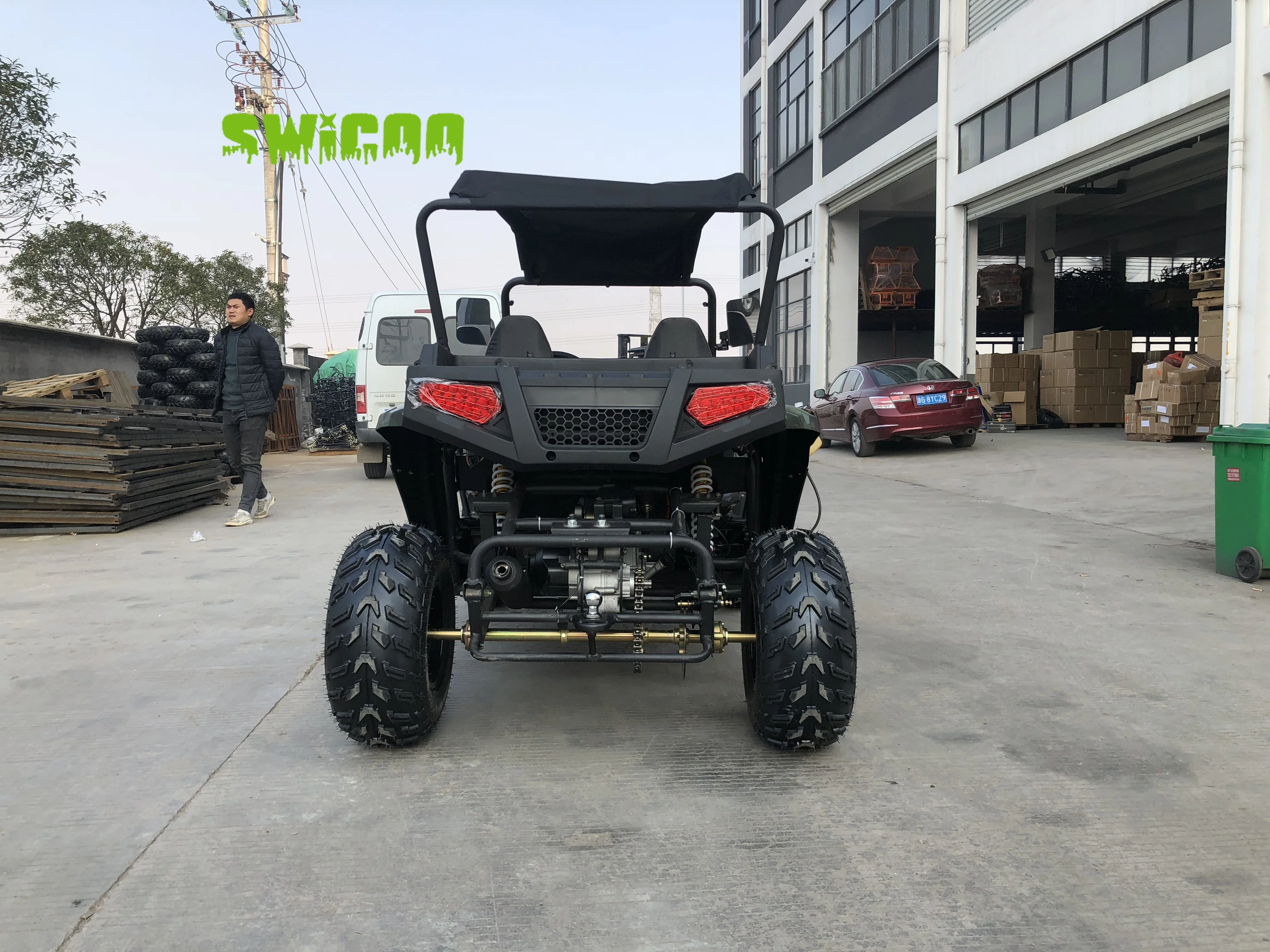UTV 200cc 2 Seats Buggy Automatic Transmission with Reverse Utility Vehicle