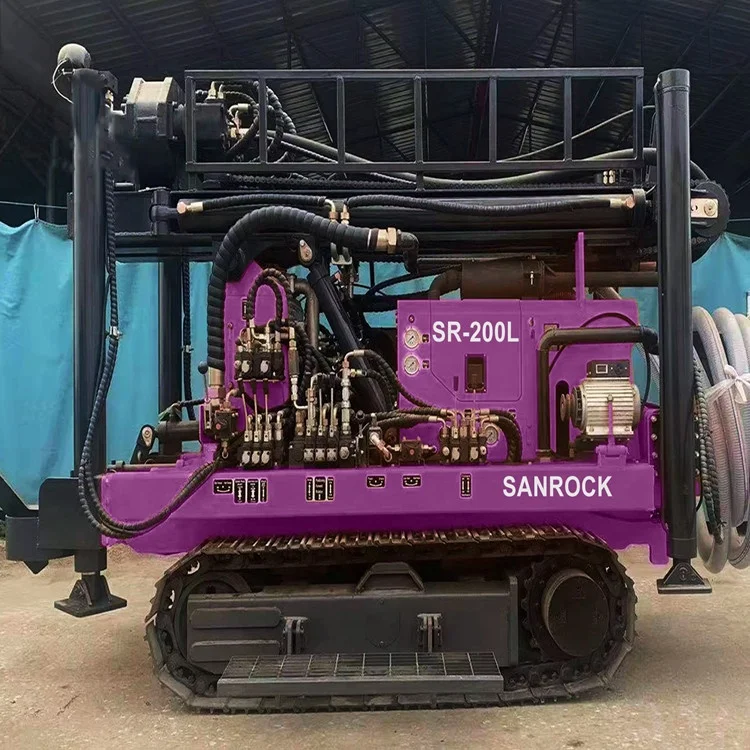 200m Water Well Drilling Rig Deep Well Drilling Equipment Hydraulic Water Well Drilling Machine