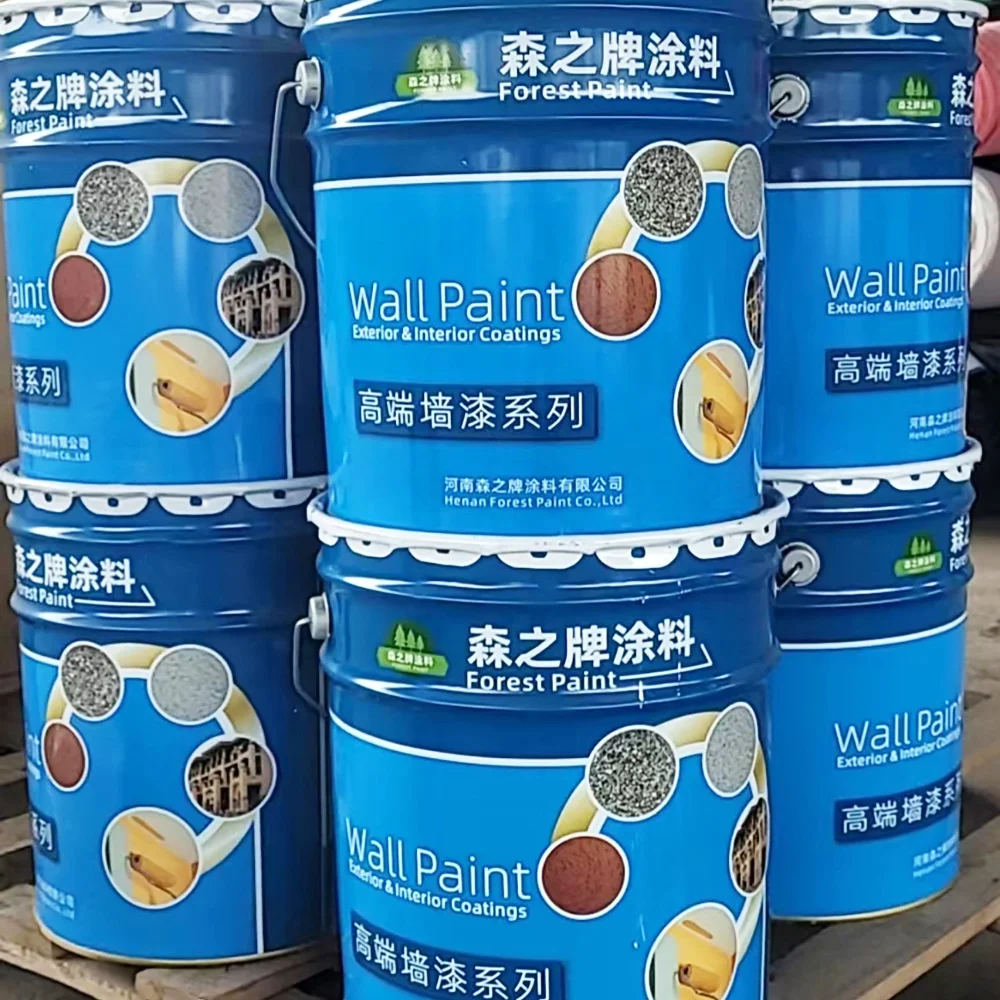 FOREST Brand Design Outside Anti Crack Modern Building House Outdoor Liquid Spray Coating Exterior Acrylic Wall lacquer Paints