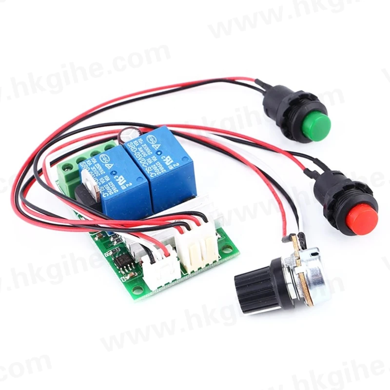 hot sell 12V 24V 3A 21kHz PWM DC Motor Regulator Controller Adjustable Speed Control Reversible Relay Module 6V-24V 1203BS