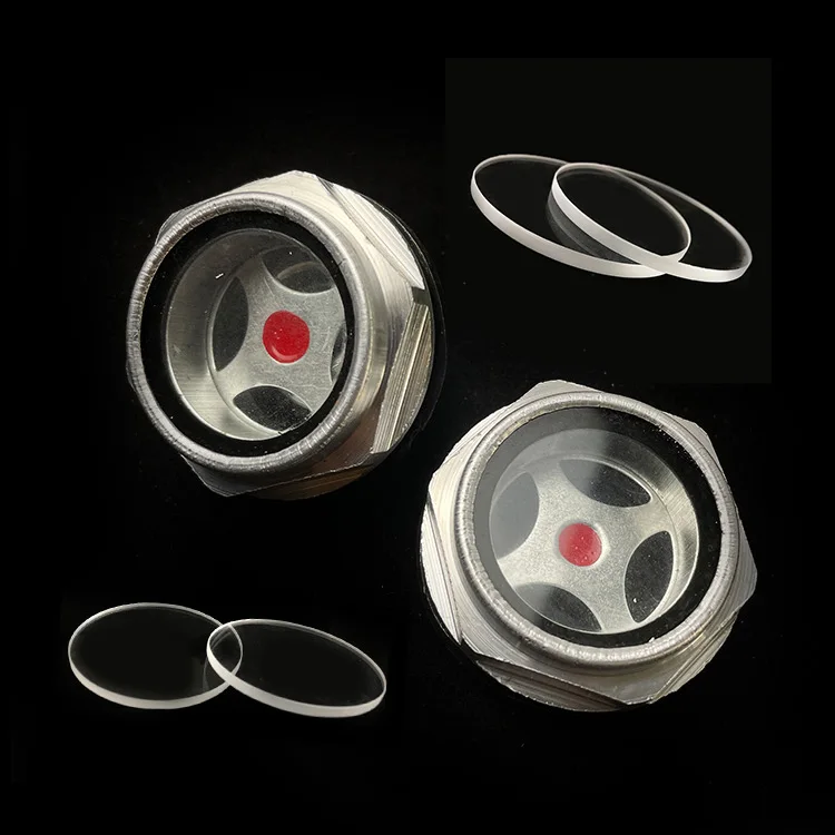 Clear Borosilicate Tempered Float Glass 33 Disk Round Borosilicate Sight Glass Sheet For Lamp Shade