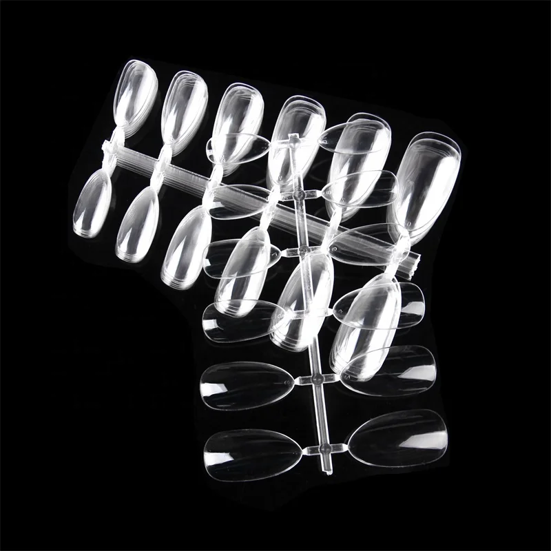 Nadeco Ultra thin  False Nail Tips Soft Gel Nail Tips Medium Almond/Stiletto  Nail Tips