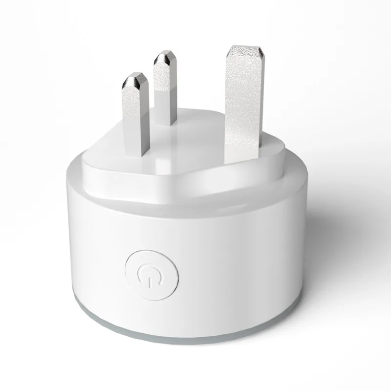 2022 New Product Smart life UK Standard Smart Socket With Colorful LED light Support Amazon Alexa and Google Home Wall Plug