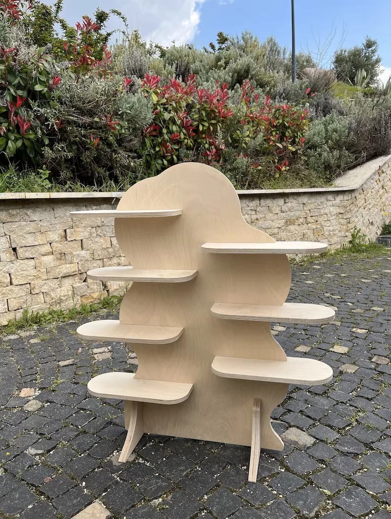 Bevis Customized wooden display rack Collapsible Stand Pop-up Market Display Vendor Table Stand Market Stall for store shop