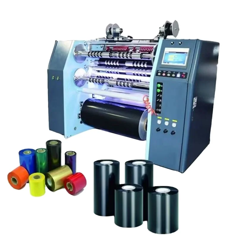 Wax Ribbon Slitter TTR Slitting Rewinding Brother TTR slitting machine Resin Thermal Transfer Ribbon Slitter Rewinder Machine