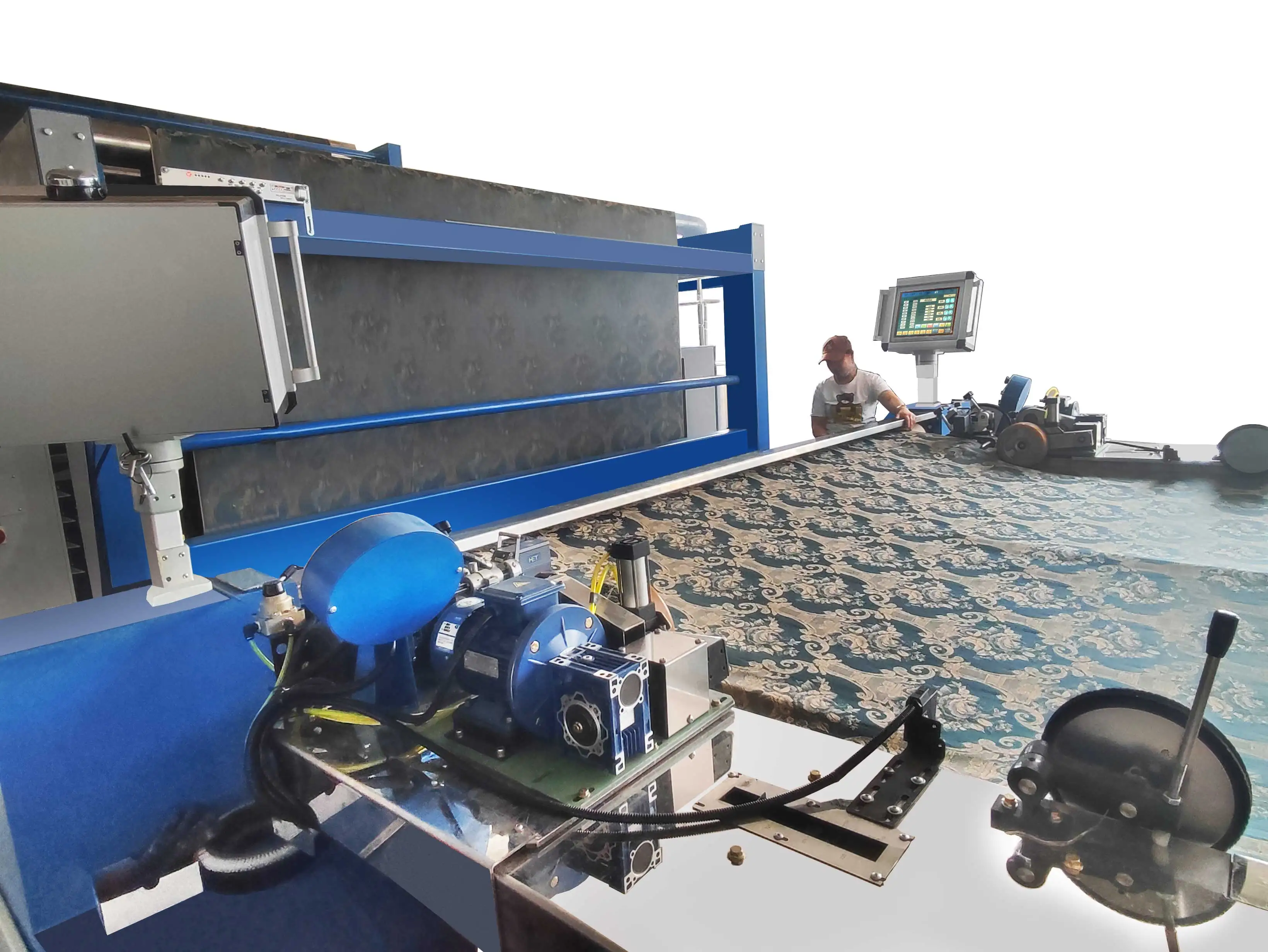 Youneng YC-C02 Stenter Frame Textile Finishing Machines for Polyester fabrics.
