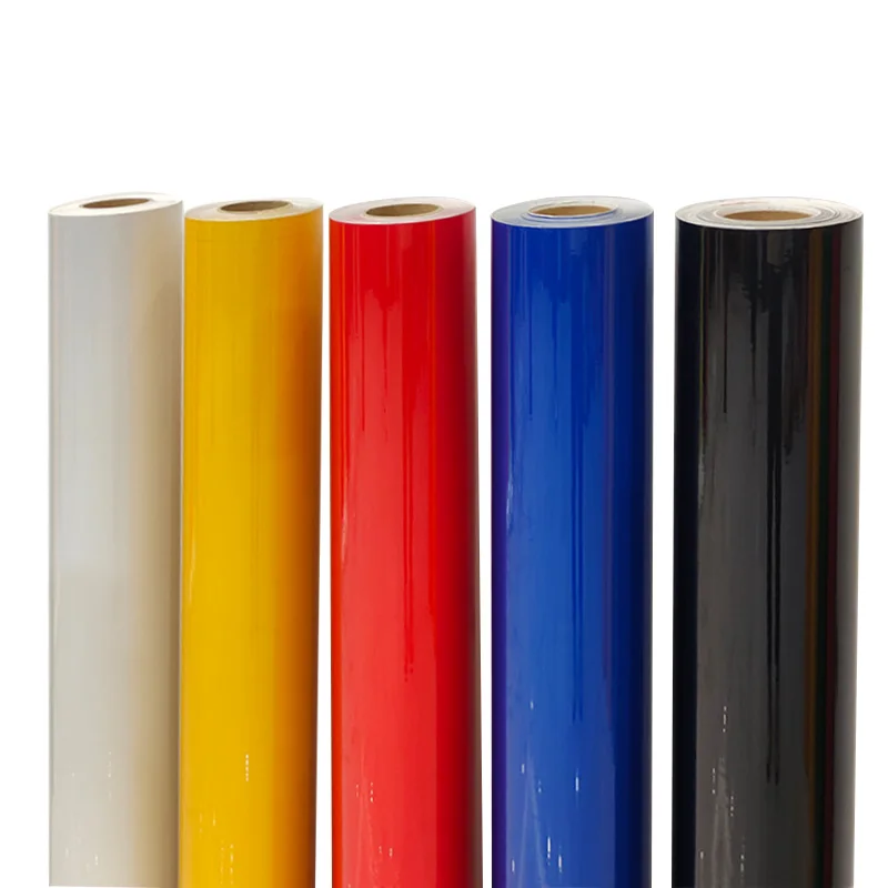 1.24m * 45.7m Engineer Grade 5100 Reflective Sheeting For Vinyl Traffic Signs Glass Beads