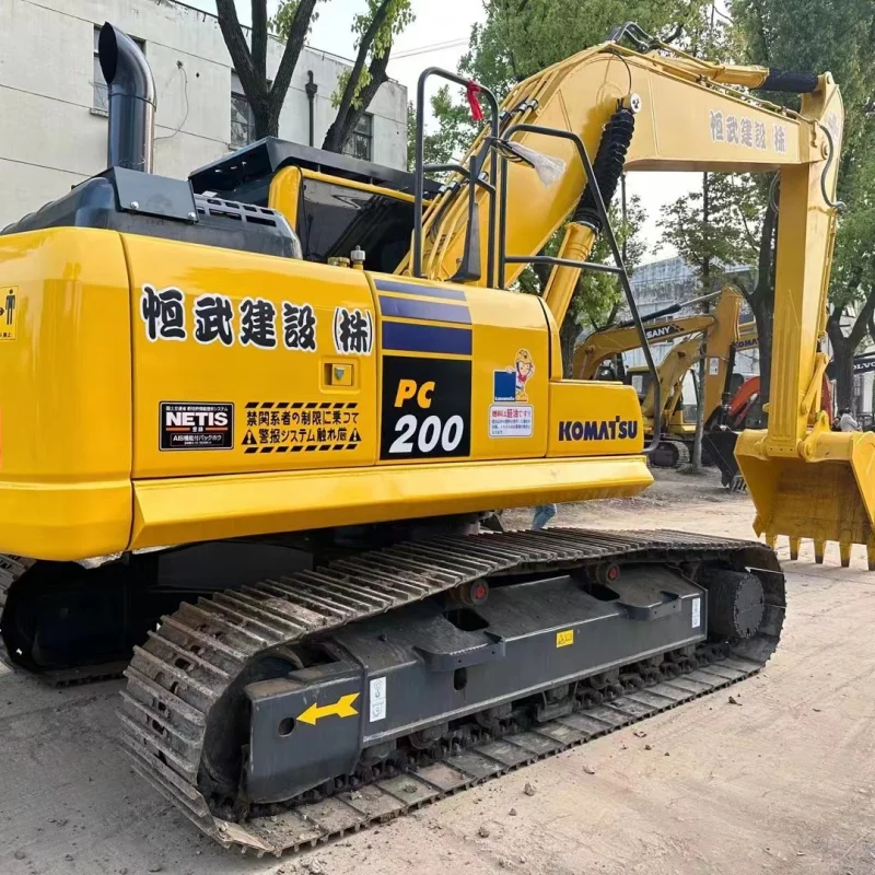 Экскаватор Komatsu PC200 промышленное оборудование для тяжелой эксплуатации б/у экскаватор ПК 200 большой палец