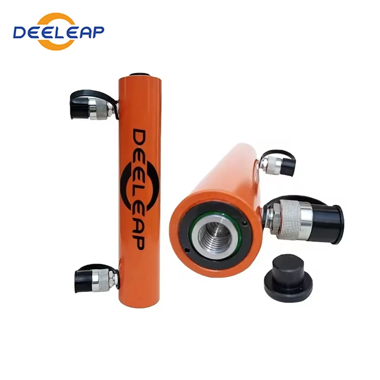 50T 6' Stroke Double Acting Hydraulic Jack Cylinders Heavy Duty Hydraulic Jack Lift Cylinder DY-RR-506