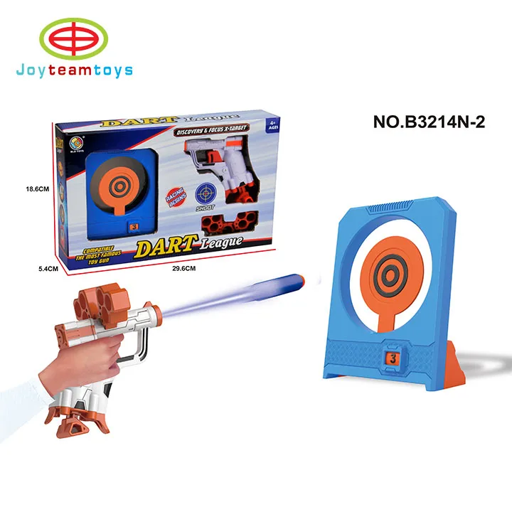 Education Kids Foam Ball Popper Air Toy Guns With Standing Shooting Target Shooting Game Toy For Kids