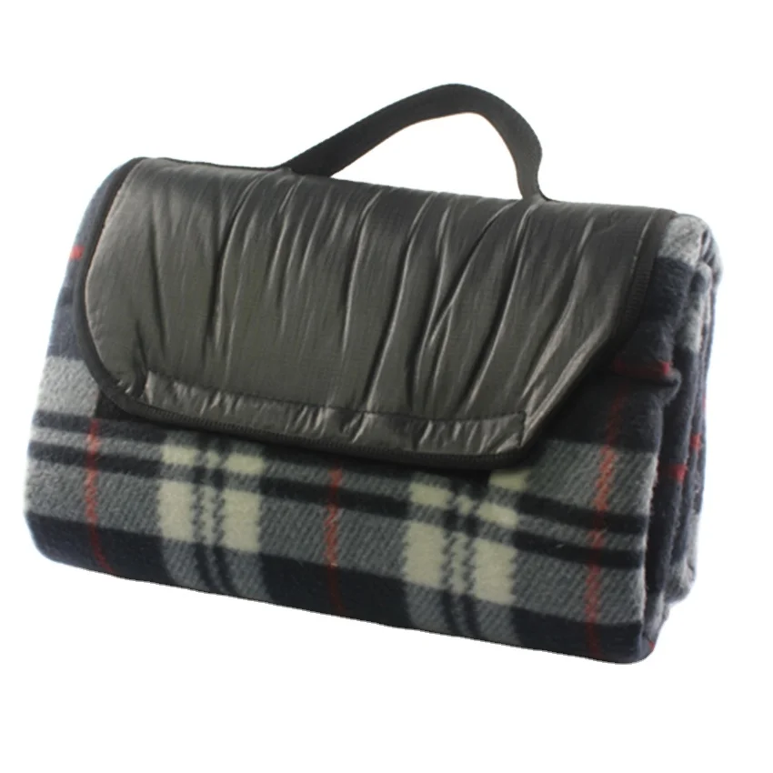 Most Popular In 2023 OEM Customized Waterproof  Outdoor Portable Pocket Blanket Foldable Beach Blanket Picnic Blanket