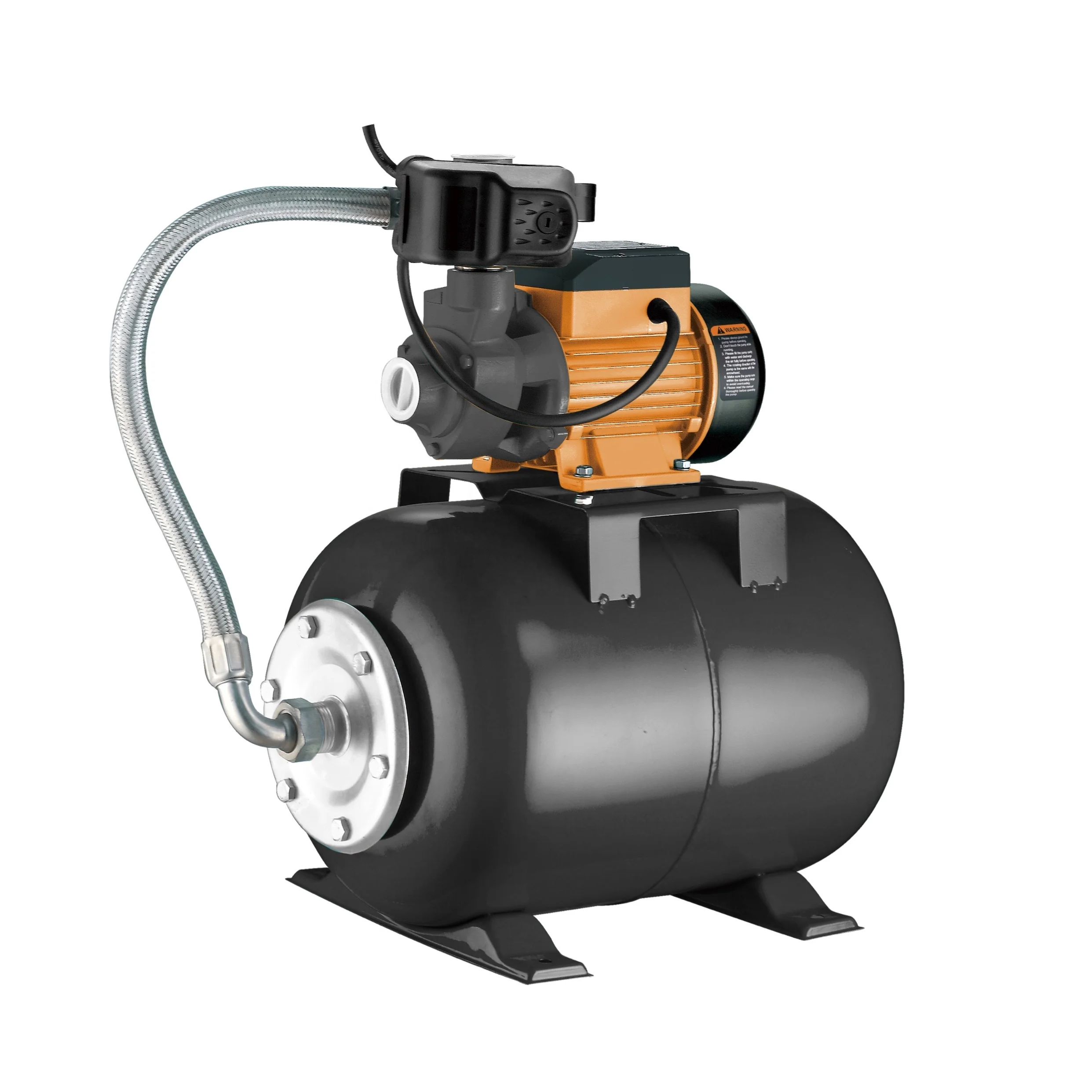 WATERPRO 0.5HP автоматический усилитель давления набор прочный QB60 периферийный насос водяной с напорным баком