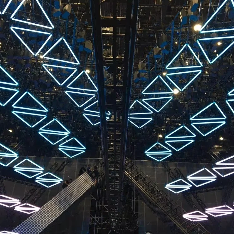 Exhibition Display Dmx Xlr 3 Pin Light Dmx Stage Lighting Beams Led Kinetic Tube Kinetic Light Ball
