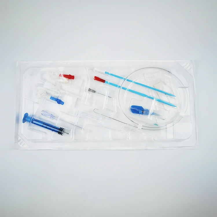 Одноразовый гемодиализный катетер, набор для гемодиализа, диализный катетер с CE, умеренная цена