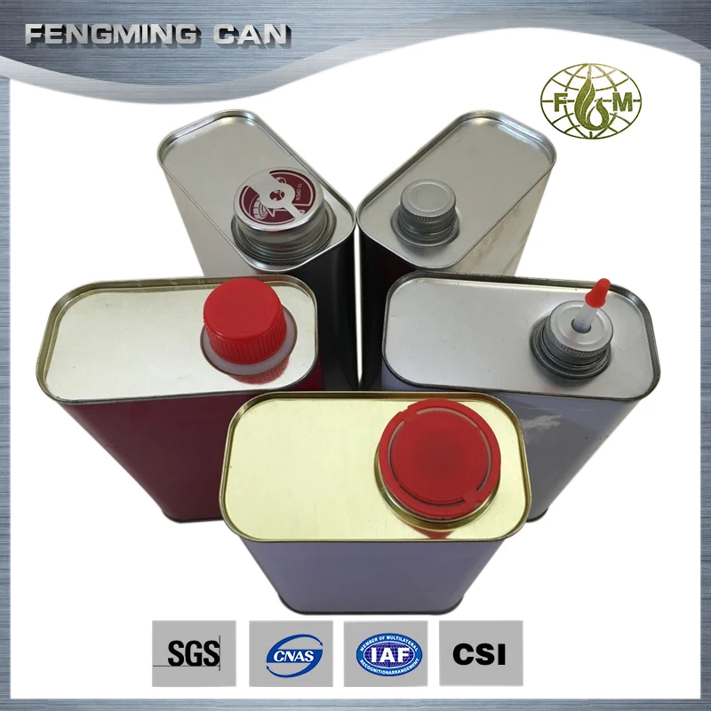 tin can distributors 1 liter small square tin can container for oil