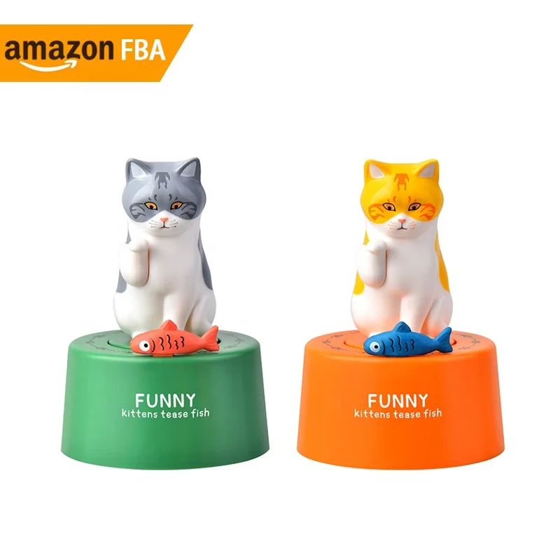 Home and Kitchen 2024 New Arrivals Mechanical Kitchen Timer CAT Table Clock Timer Wind Up 60 Minutes Manual Countdown Timer