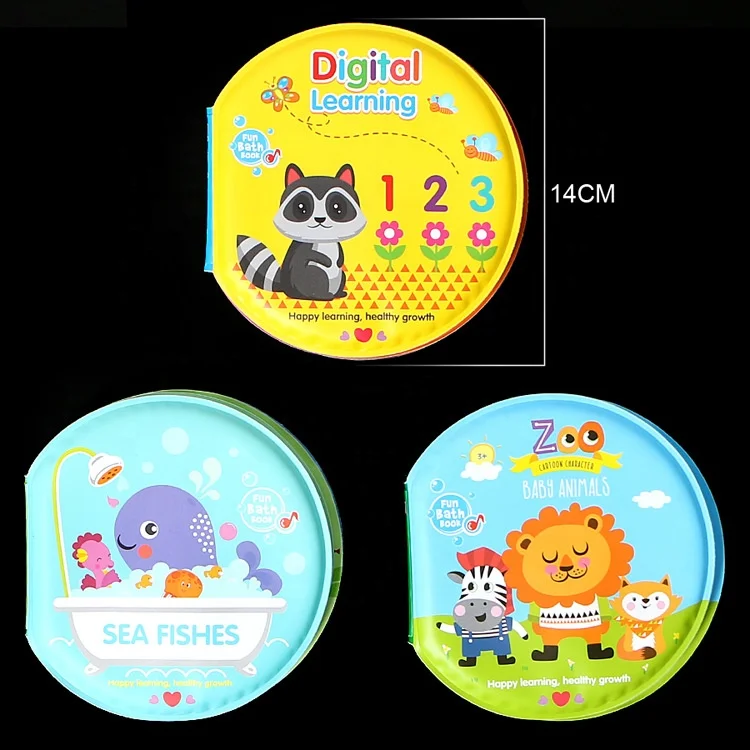 Bath Books Baby Education Toy Intelligence Development EVA Floating Cognize Book Educational Toy Cloth Book