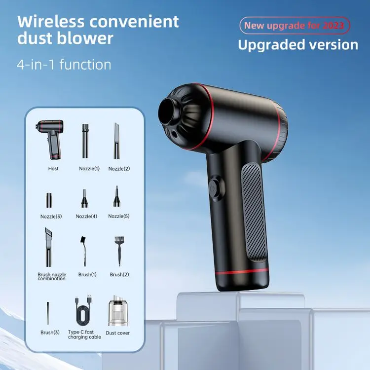 VC019 Vacuum Cleaner High Power Cordless Auto Vacuum Home & Car Dual Use Handheld Portable Mini Nail Dust Collector