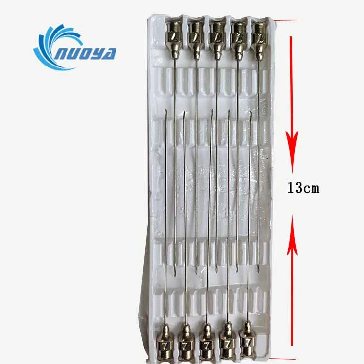 20g/60/80/100/120/150/200/250/300/500mm.Extra long Stainless Luer Lock needle with sharp or blunt tip