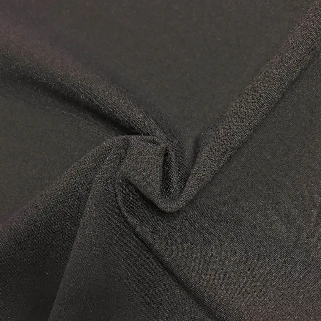 
cheap dyed solid 40S NR vortex rayon nylon spandex ponte de roma knitted fabric for pants 