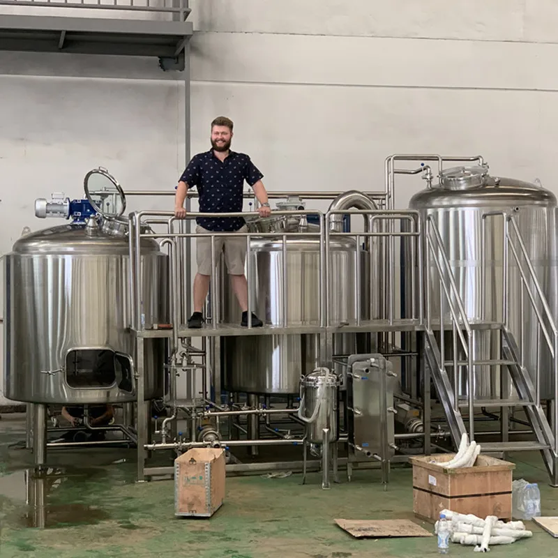 Honglin 500l 1000l 1500l beer equipment pilot brewery high quality malt barley for brewery