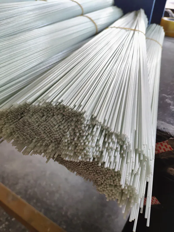 Natural color glass fiber rod 1.6mm 2mm fiberglass solid rod
