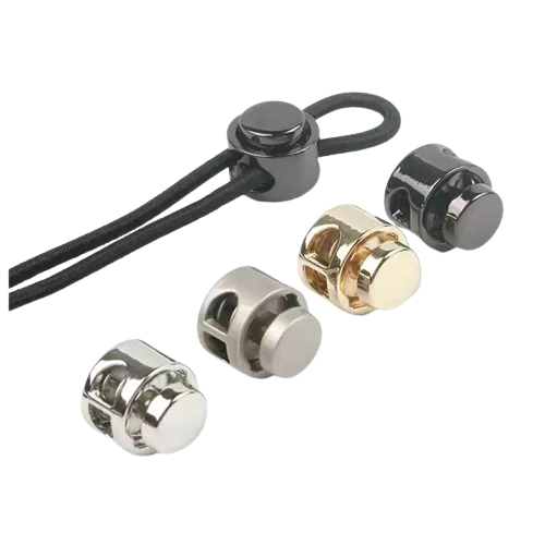 Metal Cord Locks End Spring Stop Toggle Stoppers for Drawstring