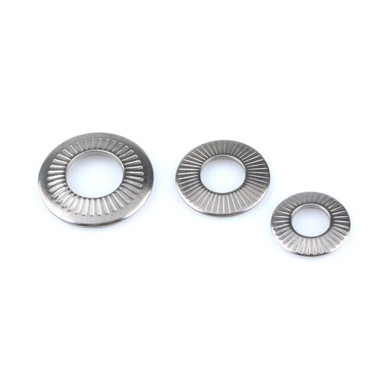 304 дисковые пружины из нержавеющей стали накатка DIN6796 коническая пружинная Стопорная шайба конические Belleville пружинные шайбы