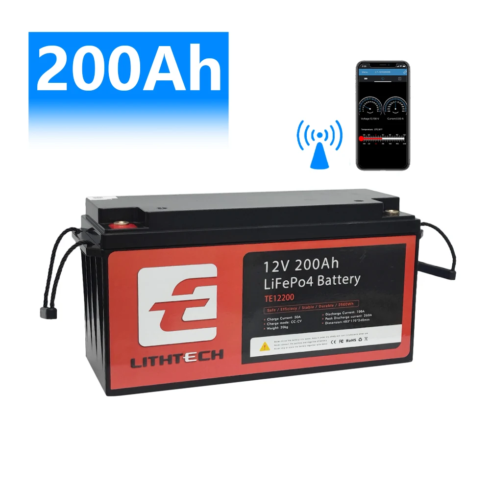 Customized 12V 24V lifepo4 battery 12 volt 24 V 50ah 100Ah 150Ah 200Ah 250Ah 300ah 400Ah lithium ion battery pack for RV solar